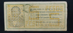 Billete 5 Pesos Tesoreria General Estado de Oaxaca 1916