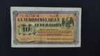 Billete La Tesorería de la Federación 10 Centavos Guaymas 1914