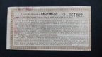 Billete Vale 10 Centavos Carreteras del Estado de Zacatecas Moyahua 1922 AU