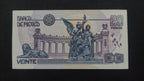 Billete 20 Pesos Banco de Mexico 1994 Benito Juarez Papel Sin Circular UNC