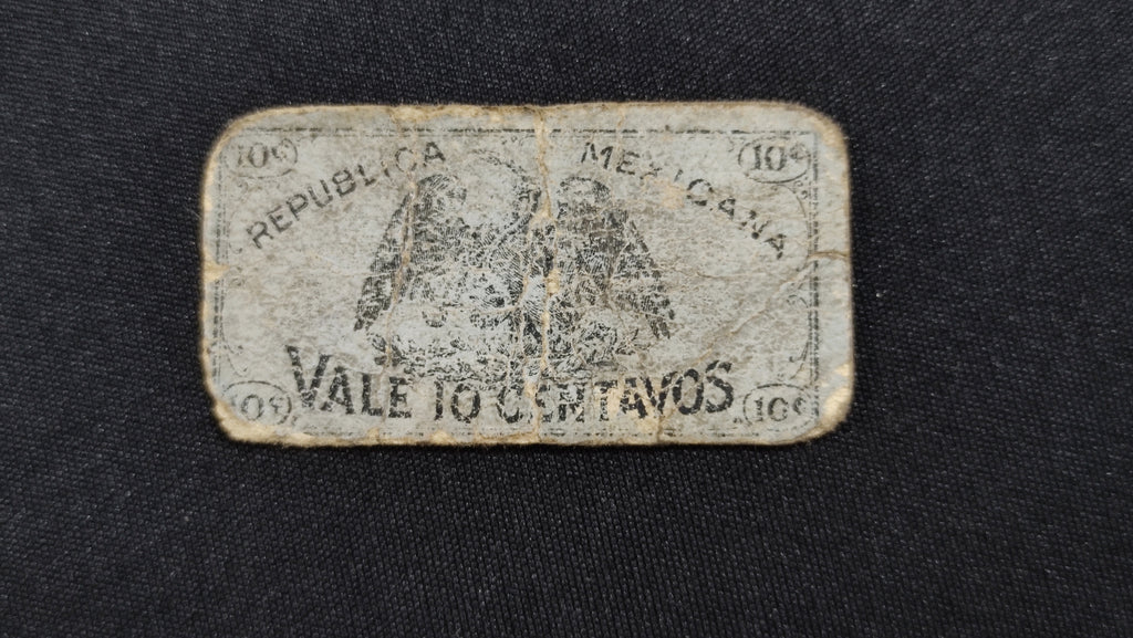 Billete Bilimbique 10 Centavos Gobierno Constitucionalista Mexico
