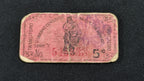 Billete Bilimbique 5 Centavos Gobierno Constitucionalista 1914-1915