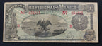 Billete Gobierno Provisional de México Un Peso 1916