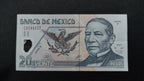 Billete 20 Pesos Banco de Mexico 2001 Polimero Benito Juarez Bonita Condicion