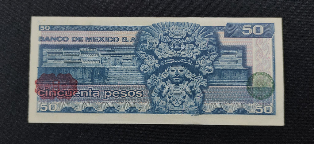 Billete 50 Pesos Banco de Mexico Benito Juárez Sin Circular UNC