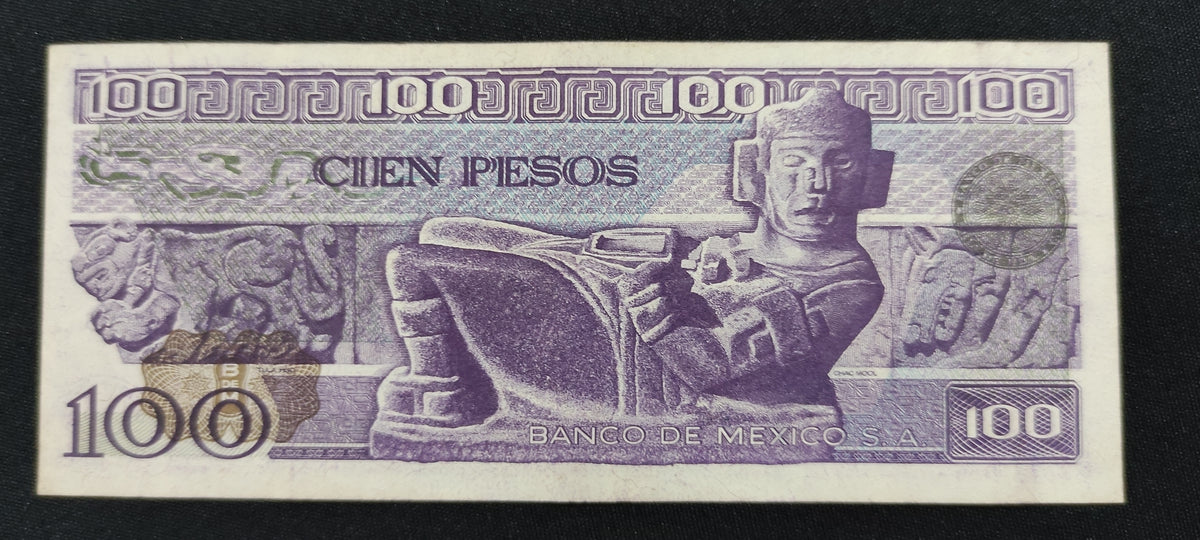 Billete 100 Pesos Banco de Mexico Venustiano Carranza Sin Circular UNC