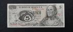 Billete 5 Pesos Banco de Mexico Corregidora Josefa Ortiz Dominguez Sin Circular UNC