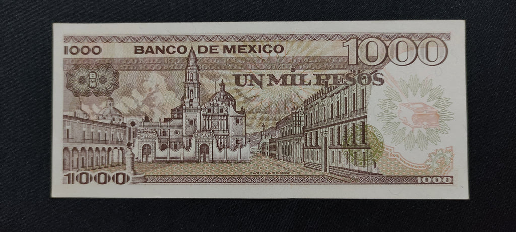 Billete 1000 Pesos Banco de Mexico Sor Juana Inés de la Cruz Sin Circular UNC