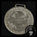 Medalla Plata Primer Centenario Erección Estado de Tlaxcala 1857-1957 Con Asa