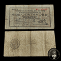 Billete Tesorería General del Estado Chihuahua 25 Centavos
