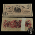 Billete República Mexicana Un Peso Monterrey 1914