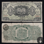 Billete 1 Un Peso El Banco de Coahuila Saltillo 1914