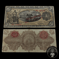 Billete Gobierno Provisional de México Un Peso Resellado Revalidado 1914