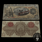 Billete Gobierno Provisional de México Un Peso Resellado Revalidado 1914