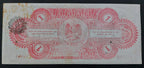 Billete 1 Un Peso Ejército Constitucionalista División de Occidente Guadalajara 1915