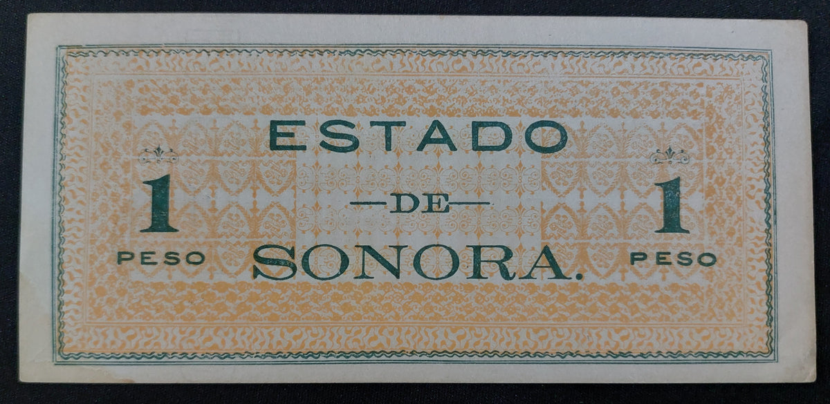 Billete 1 Un Peso El Estado de Sonora Muy Alta Condicion