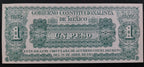 Billete 1 Un Peso Gobierno Constitucionalista de México Monclova Coahuila 1913 Sin Circular UNC