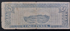 Billete 5 Cinco Pesos El Estado de Durango 1913