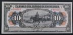 Billete 10 Diez Pesos El Banco del Estado de Chihuahua Sin Circular UNC