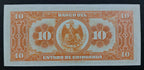 Billete 10 Diez Pesos El Banco del Estado de Chihuahua Sin Circular UNC