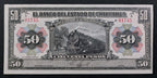 Billete 50 Diez Pesos El Banco del Estado de Chihuahua Sin Circular UNC