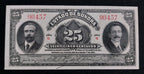 Billete 25 Centavos del Estado de Sonora 1915 Sin Circular UNC