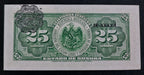Billete 25 Centavos del Estado de Sonora 1915 Sin Circular UNC