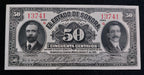 Billete 50 Centavos del Estado de Sonora 1915 Sin Circular UNC