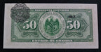 Billete 50 Centavos del Estado de Sonora 1915 Sin Circular UNC
