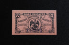 Billete Bilimbique 5 Centavos Gobierno Provisional de Zacatecas (1915) Sin Circular UNC