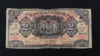 Billete 2 Pesos Banco de Coahuila Saltillo 1914