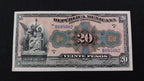 Billete 20 Pesos Republica Mexicana Gobierno Constitucionalista 1915 Sin Circular UNC