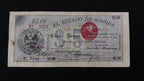 Billete 5 Pesos Estado de Sonora Hermosillo 1913