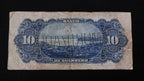 Billete 10 Pesos Banco de Guerrero