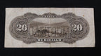 Billete 20 Pesos Banco de Hidalgo Pachuca