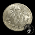 Moneda Un Peso Plata Ley .720 Resplandor Año 1932 México
