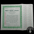 Acción Antigua de Imprenta y Papelería “La Mercantil” año 1949