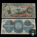 Billete Gobierno Provisional de México 100 Pesos Resellado Revalidado 1914