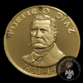 Medalla Plata Conmemorativa Presidentes de México, Porfirio Diaz, Franklin Mint