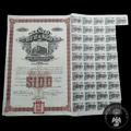 Acción Antigua del Banco de Durango, S.A. – 100 Pesos año 1904