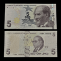 Billete Billete Turquía 5 Liras- UNC