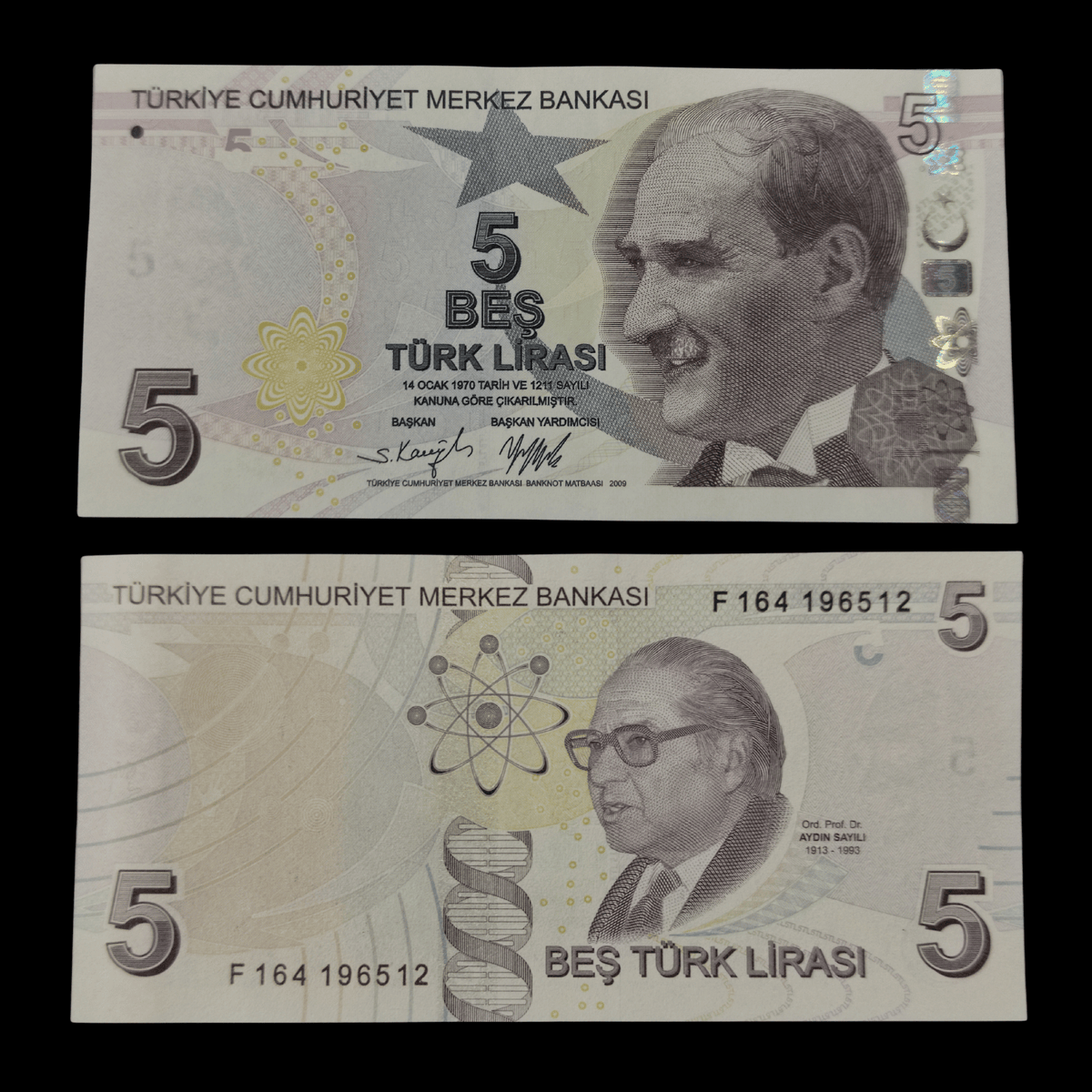 Billete Billete Turquía 5 Liras- UNC