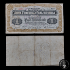 Billete 1 Peso Chalchicomula Puebla 1916 Junta Comercial