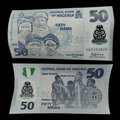 Billete Nigeria 50 Naira Año 2015- UNC