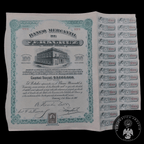 Acción Antigua del Banco Mercantil de Veracruz año 1910