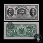Billete 25 Centavos del Estado de Sonora 1915 Sin Circular UNC