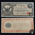 Billete 50 Cincuenta Pesos Obligación Provisional del Erario Federal 1914