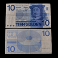 Billete Países Bajos 10 Florines Año 1968