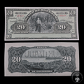 Billete 20 Pesos Banco de Guerrero Amortizado Sin Circular UNC
