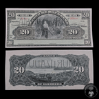 Billete 20 Pesos Banco de Guerrero Amortizado Sin Circular UNC
